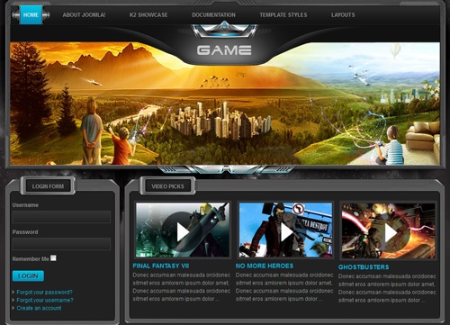 طراحی سایت تفریحی و بازی آنلاین