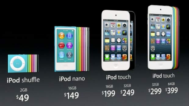 پس از گذشت ۱۲ سال، اپل تولید آیپاد نانو و آیپاد شافل را متوقف کرد